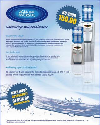Natuurlijk mineraalwater voor u, uw collega's en relaties